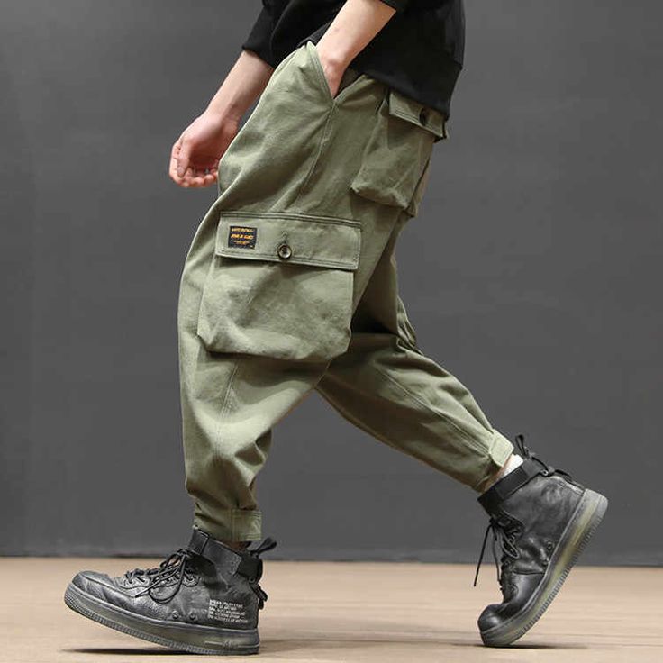 g.o.a rustic flared cargo sweatpants0