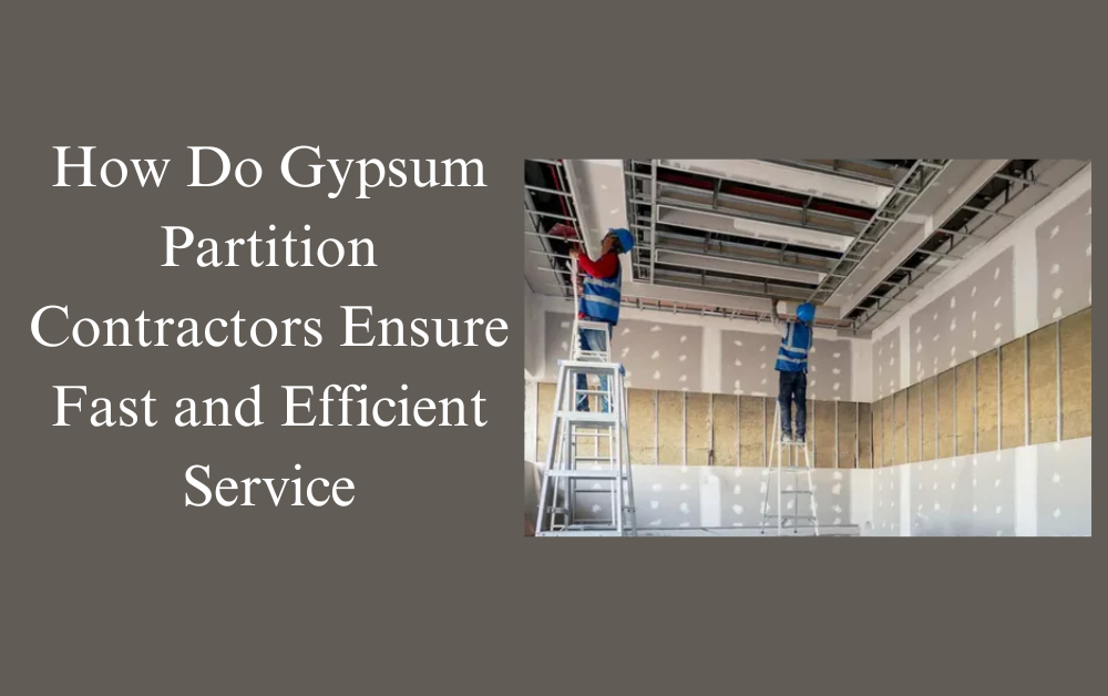 Gypsum Partition Contractors in Dubai